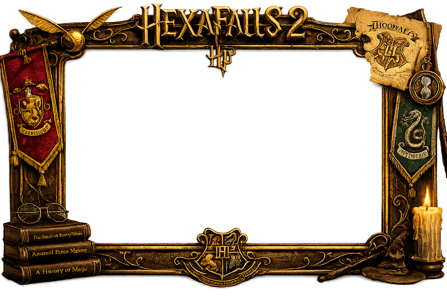 Golden HexaFalls Frame